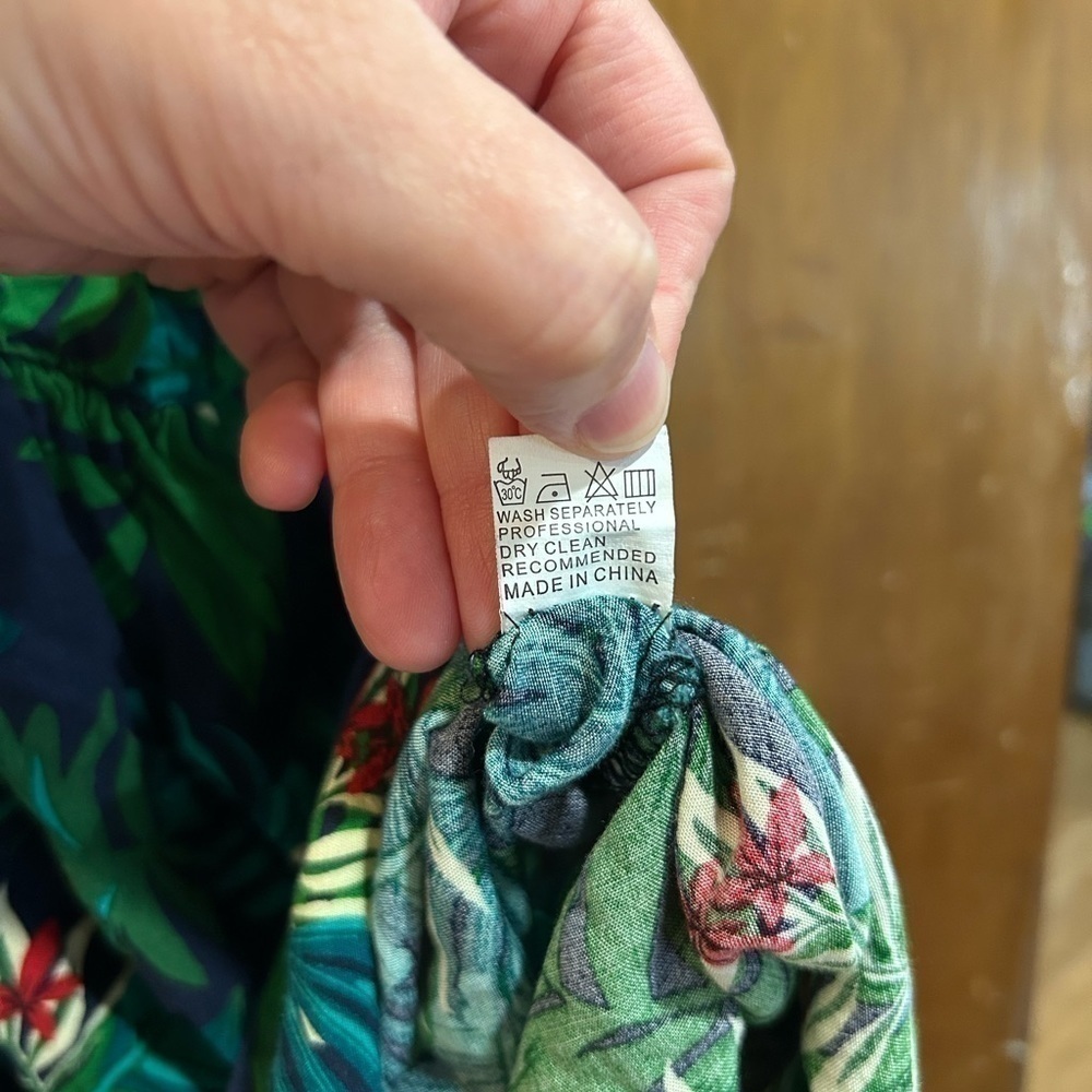 Bloom chic green floral romper size 2XL - Picture 5 of 14